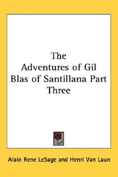 portada the adventures of gil blas of santillana part three