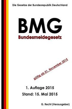 portada Bundesmeldegesetz (BMG) (en Alemán)