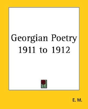 portada georgian poetry 1911 to 1912 (in English)