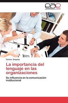 portada la importancia del lenguaje en las organizaciones