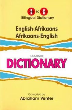 portada english-afrikaans & afrikaans-english one-to-one dictionary (en Inglés)