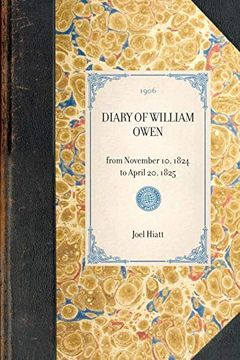 portada Diary of William Owen (Travel in America) (en Inglés)