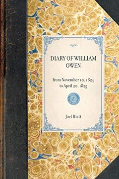 portada Diary of William Owen (Travel in America) (in English)