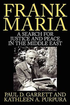 portada frank maria: a search for justice and peace in the middle east (en Inglés)