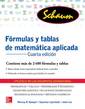 portada Formulas y Tablas de Matematica Aplicada