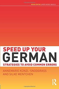 portada Speed up Your German: Strategies to Avoid Common Errors (en Inglés)