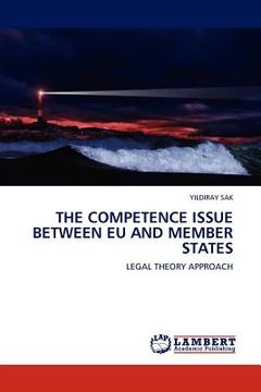 portada the competence issue between eu and member states (en Inglés)