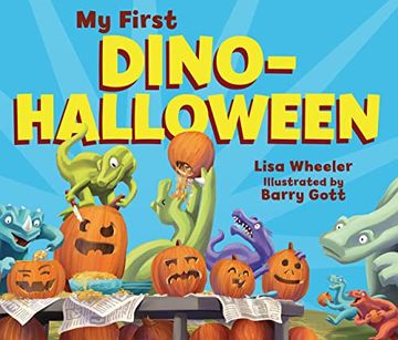portada My First Dino-Halloween (Dino Board Books) (en Inglés)