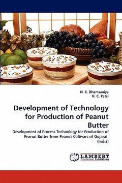 portada development of technology for production of peanut butter (en Inglés)