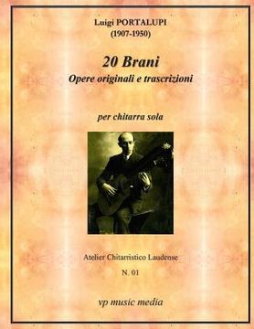 portada Luigi Portalupi - 20 Brani Opere Originali e transcrizioni per chitarra sola