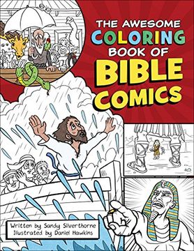 portada The Awesome Coloring Book of Bible Comics (en Inglés)