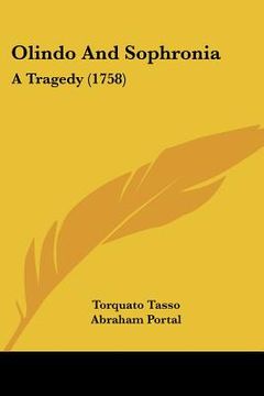 portada olindo and sophronia: a tragedy (1758) (en Inglés)