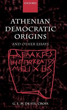 portada Athenian Democratic Origins: And Other Essays (in English)