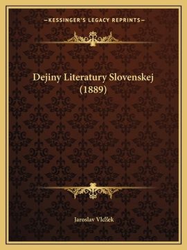 portada Dejiny Literatury Slovenskej (1889)