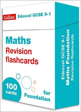 portada Collins Gcse 9-1 Revision – new Edexcel Gcse 9-1 Maths Foundation Revision Flashcards (en Inglés)