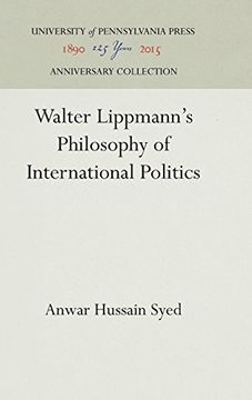 portada Walter Lippmann's Philosophy of International Politics (en Inglés)