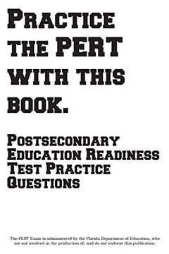 portada Practice the Pert With This Book! Postsecondary Education Readiness Test Practice Questions (in English)