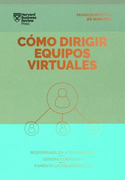 portada Como Dirigir Equipos Virtuales. Serie Management en 20 Minutos (in Spanish)