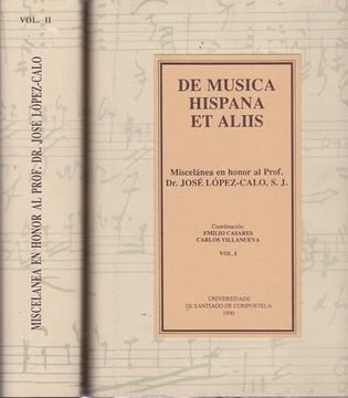 portada De Música Hispana et Aliis. 2 Tomos