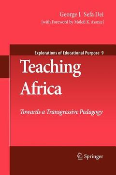 portada teaching africa: towards a transgressive pedagogy (in English)