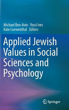 portada Applied Jewish Values in Social Sciences and Psychology (en Inglés)