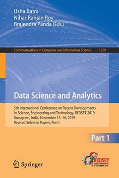 portada Data Science and Analytics (Communications in Computer and Information Science) (en Inglés)