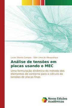 portada Análise de tensões em placas usando o MEC (Portuguese Edition)