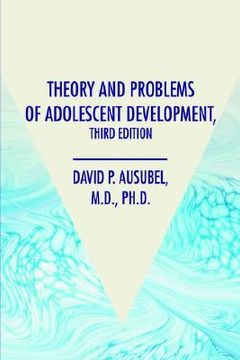 portada theory and problems of adolescent development, third edition (en Inglés)