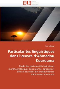 portada Particularites Linguistiques Dans L' Uvre D'Ahmadou Kourouma