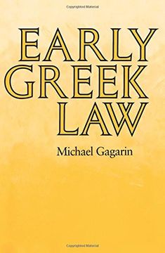 portada Early Greek law (en Inglés)