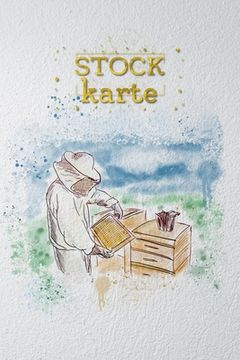 portada Stockkarte: Bienen Stockkarte für Imker zum ausfüllen - alle Daten des Bienestockes, der Bienenbeute, dem Bienenvolk und dem Honig (in German)