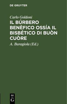 portada Il Búrbero Benèfico Ossía il Bisbético di Buòn Cuòre (in Italian)
