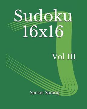 portada Sudoku 16x16 Vol III: Volume III