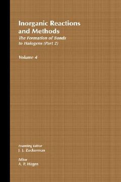 portada inorganic reactions and methods, the formation of bonds to halogens (part 2) (in English)