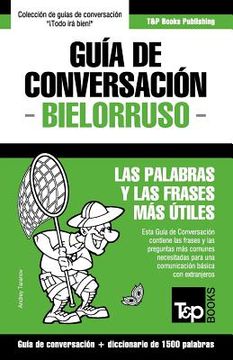portada Guía de Conversación Español-Bielorruso y diccionario conciso de 1500 palabras