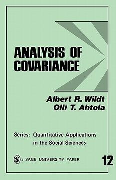 portada analysis of covariance (en Inglés)