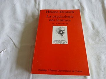 portada La Psychologie des Femmes, Étude Psychanalytique, Tome 2: Maternité