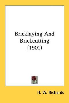 portada bricklaying and brickcutting (1901) (in English)