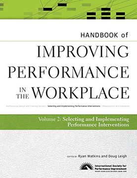 portada Handbook of Improving Performance in the Workplace, the Handbook of Selecting and Implementing Performance Interventions (Volume 2) (in English)