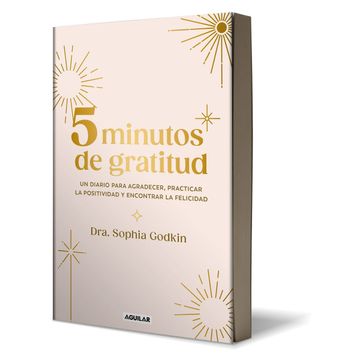 portada 5 Minutos de Gratitud / the 5-Minute Gratitude Journal: Give Thanks, Practice po Sitivity, Find joy