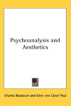 portada psychoanalysis and aesthetics (en Inglés)