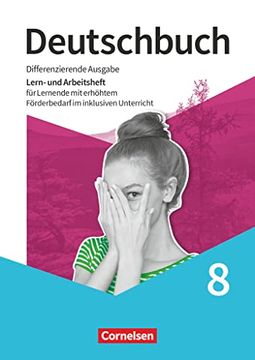 portada Deutschbuch - Sprach- und Lesebuch - Differenzierende Ausgabe 2020 - 8. Schuljahr: Lern- und Arbeitsheft für Lernende - mit Erhöhtem Förderbedarf im Inklusiven Unterricht