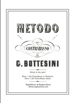 portada Metodo di Contrabasso: Giovanni Bottesini (in Italian)