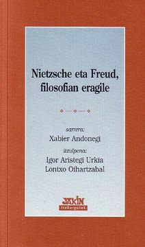 portada Nietzsche eta Freud, Filosofian Eragile