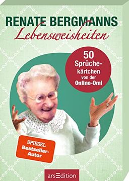 portada Renate Bergmanns Lebensweisheiten: 50 Sprüchekärtchen von der Online-Omi | Kartenbox mit Gute-Laune-Sprüchen und Weisheiten der Twitter-Oma (in German)