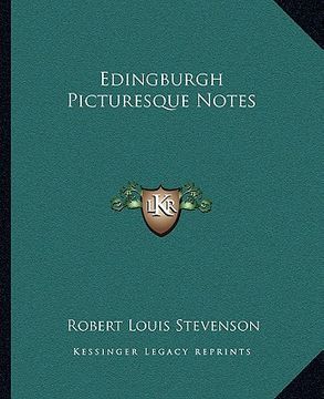 portada edingburgh picturesque notes (in English)