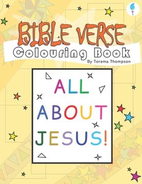 portada Bible Verse Colouring Book: All About Jesus! (en Inglés)