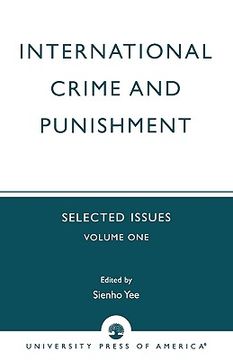 portada international crime and punishment: selected issues (en Inglés)