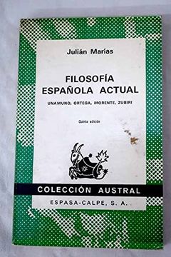 portada Filosofia Española Actual (in Spanish)