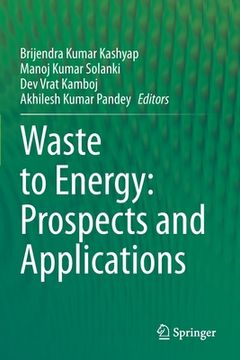 portada Waste to Energy: Prospects and Applications